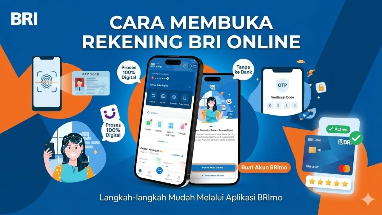 Cara Buka Rekening BRI Online 2026: Panduan 5 Menit, Syarat Terbaru, & Trik Lolos Verifikasi