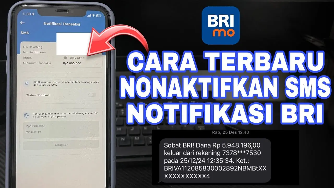 Cara Menonaktifkan SMS Banking BRI (Bebas Potongan Pulsa) Update 2026