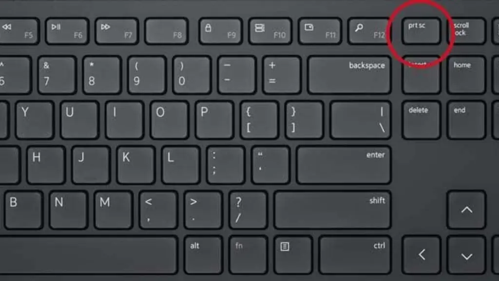 Tombol Print Screen Prtsc